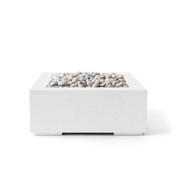 HPC Dekko Alea 32 Concrete Fire Pit in Natural / Ivory Beach Stone finish