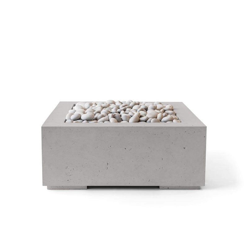 HPC Dekko Alea 40 Concrete Fire Pit in Sandstone / Ivory Beach Stone finish