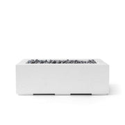 HPC Dekko Avera 48 concrete fire pit in Natural with Slate Beachstone