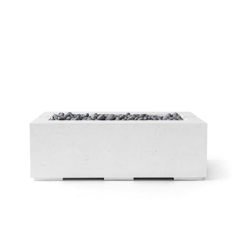 HPC Dekko Avera 60 concrete fire pit in Natural with Slate Beachstone