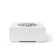 HPC Dekko Bravo Concrete Fire Pit in Natural / Ivory Beach Stone finish