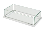 12" x 24" Linear Folding Glass Wind Guard