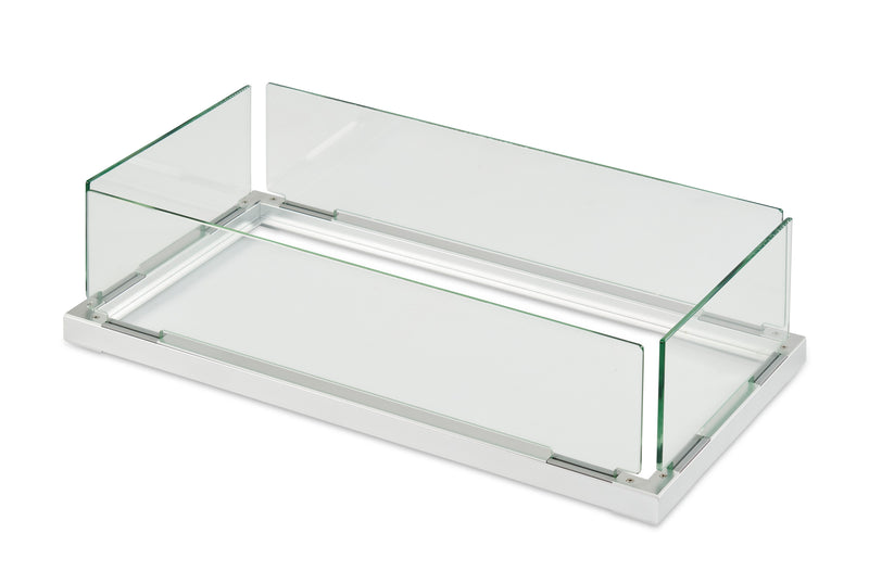 12" x 24" Linear Folding Glass Wind Guard