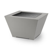 Cove Square Gas Fire Pit Bowl — with the burner cover fitted