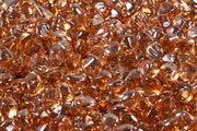 Copper Large Tempered Fire Glass Diamonds — shown unlit