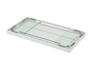 12" x 24" Linear Folding Glass Wind Guard