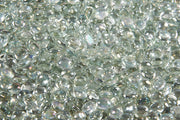 Clear Tempered Fire Glass Gems — shown unlit