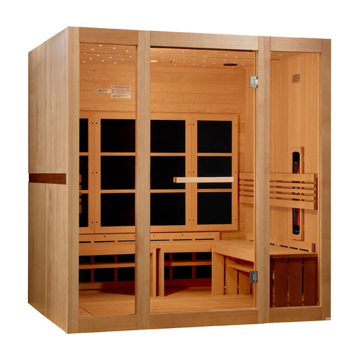 Golden Designs 8-Person Full Spectrum Near Zero EMF Sauna