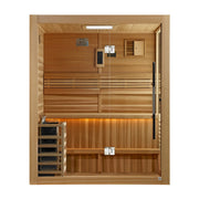 Golden Designs Hanko 3-Person Traditional Sauna - View 3