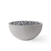 HPC Dekko Serenade 32 concrete fire pit in Sandstone with Slate Beachstone
