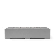 HPC Dekko Sonoma 56 Concrete Fire Pit in Charcoal / Ivory Beach Stone finish