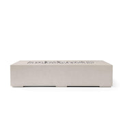 HPC Dekko Sonoma 56 concrete fire pit in Clay with Ivory Beachstone