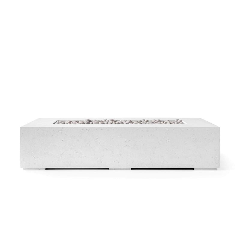 HPC Dekko Sonoma 56 Concrete Fire Pit in Natural / Ivory Beach Stone finish