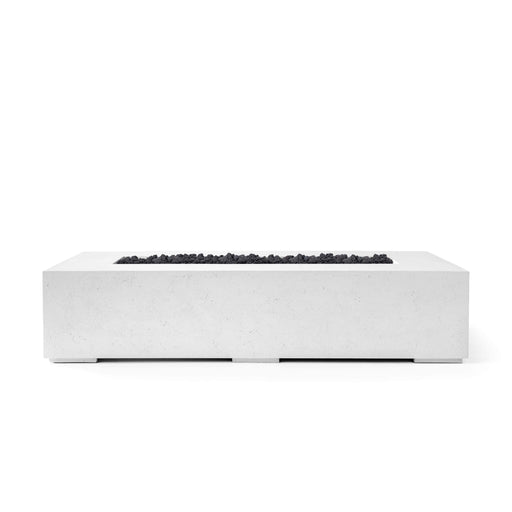 HPC Dekko Sonoma 72 Concrete Fire Pit in Natural / Black Lava Rock finish