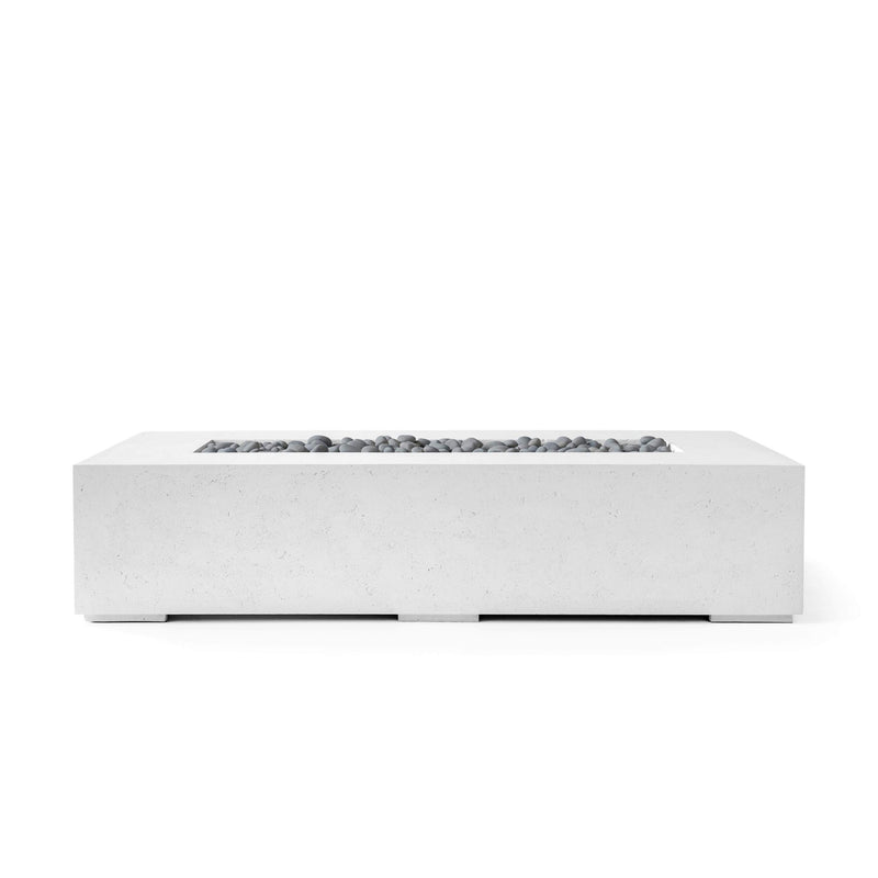HPC Dekko Sonoma 56 concrete fire pit in Natural with Slate Beachstone