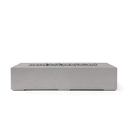 HPC Dekko Sonoma 56 concrete fire pit in Sandstone with Slate Beachstone